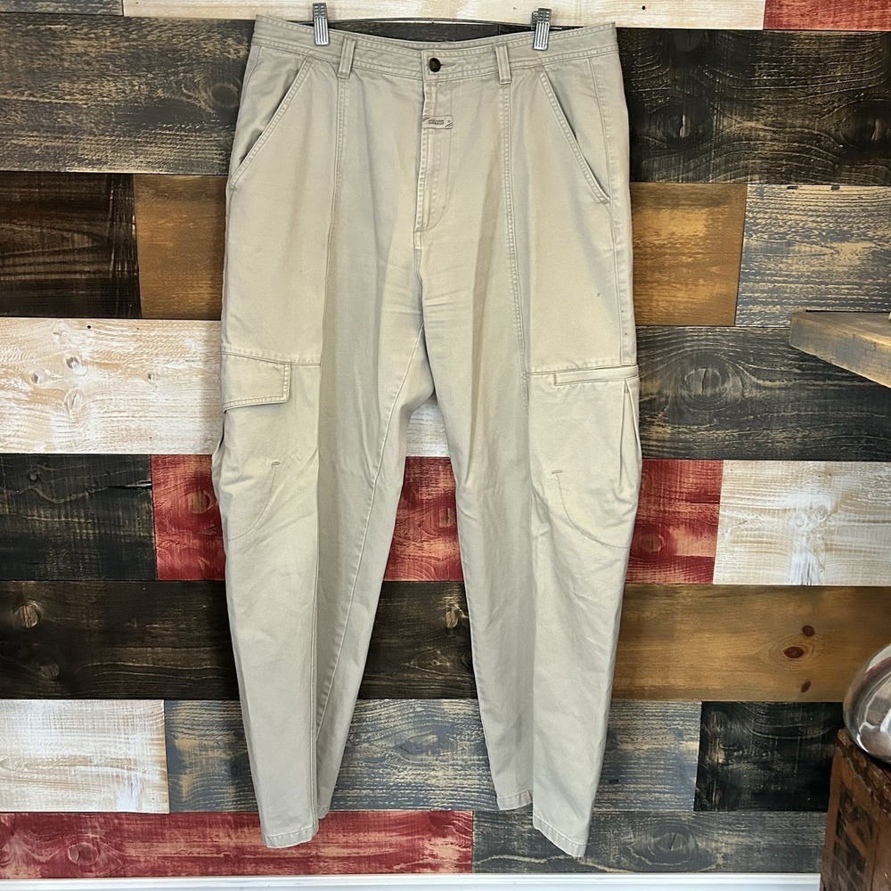 marithe francois girbaudjeans Men Chino Wide Leg Baggy Y2K Pants 36 By 32